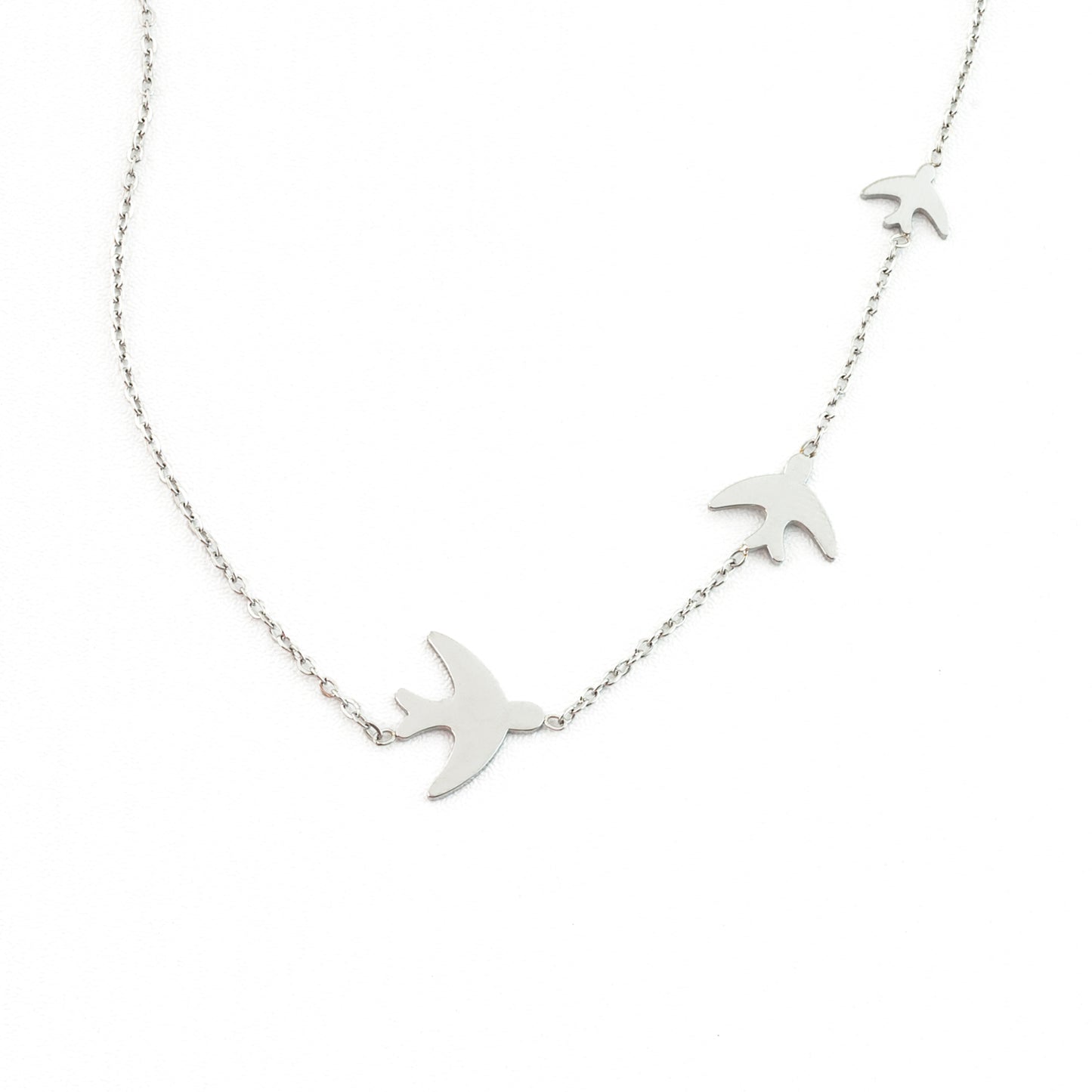 Sparrow Necklace Silver