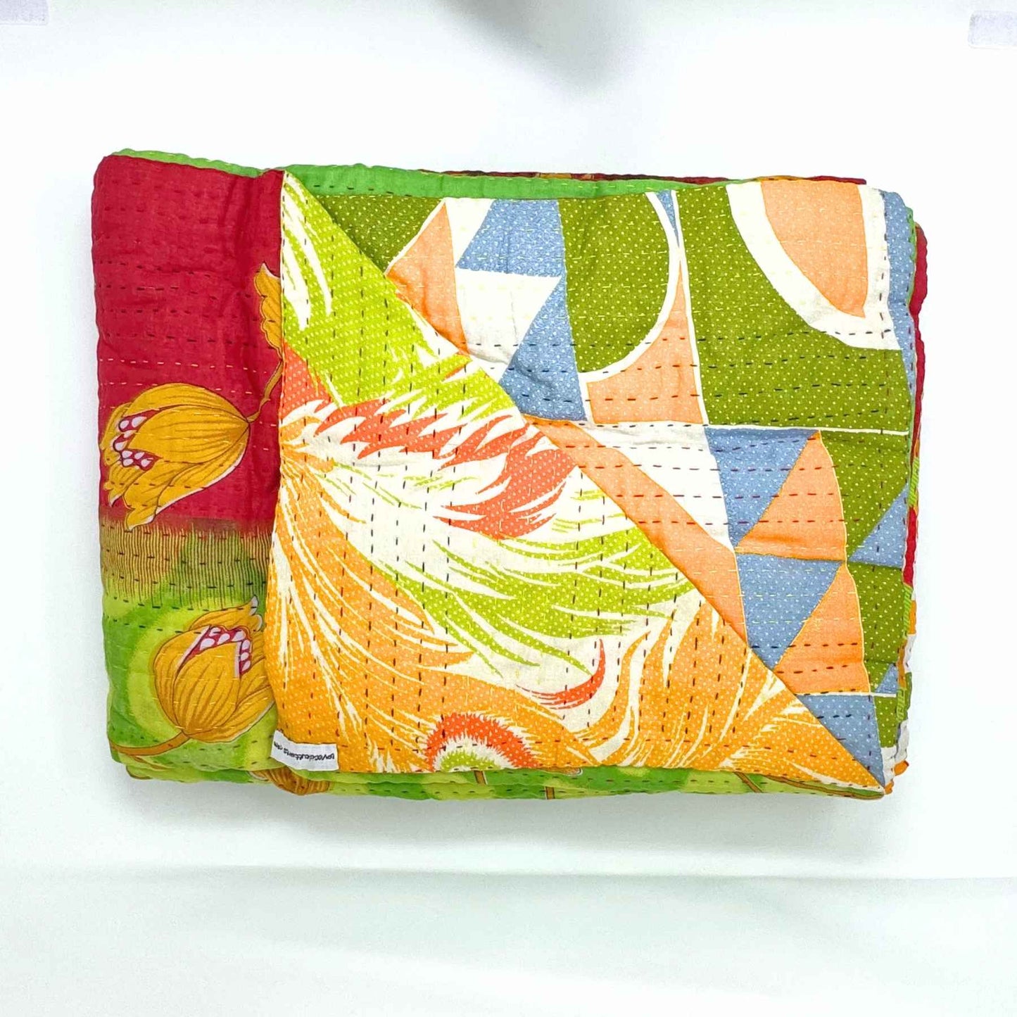 King Kantha Quilt - As Pictured