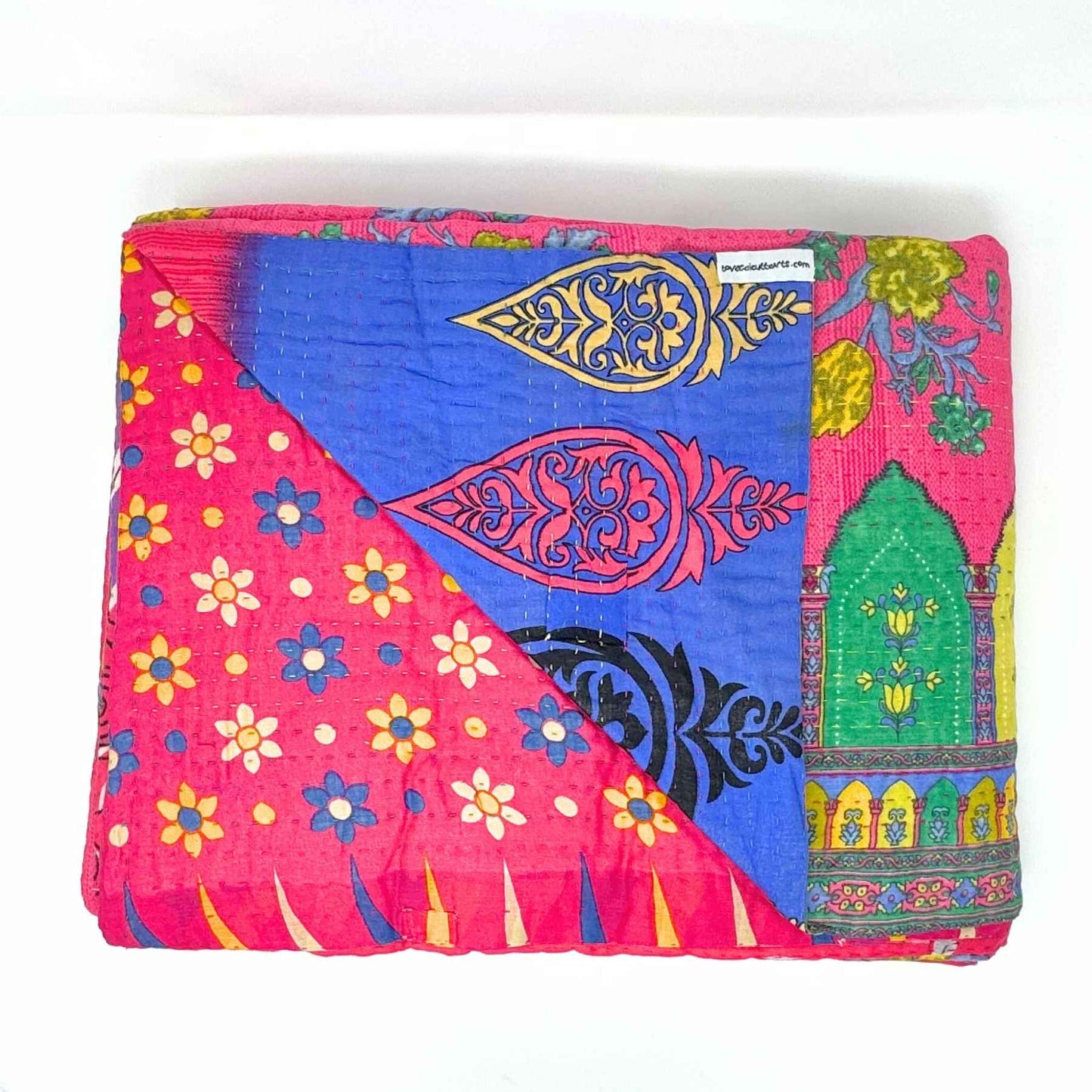 King Kantha Quilt - As Pictured