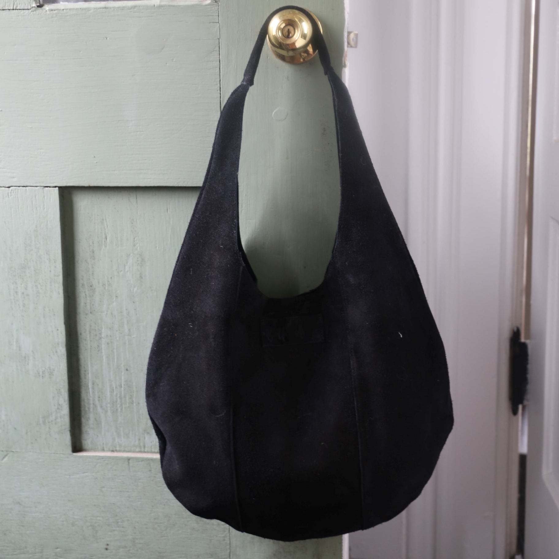 osprey black suede hobo bag Suede Hobo Bag