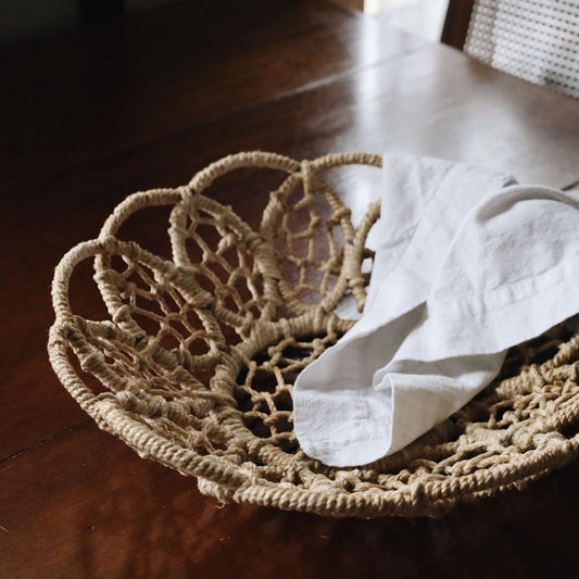 Jute Large Decorative Basket